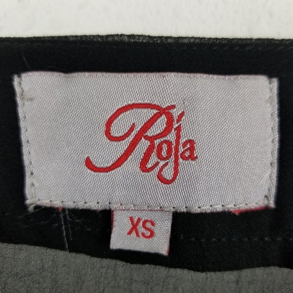 Roja Black White Embroidered Southwestern Aztec Kimono Cardigan Size XS - Picture 6 of 8